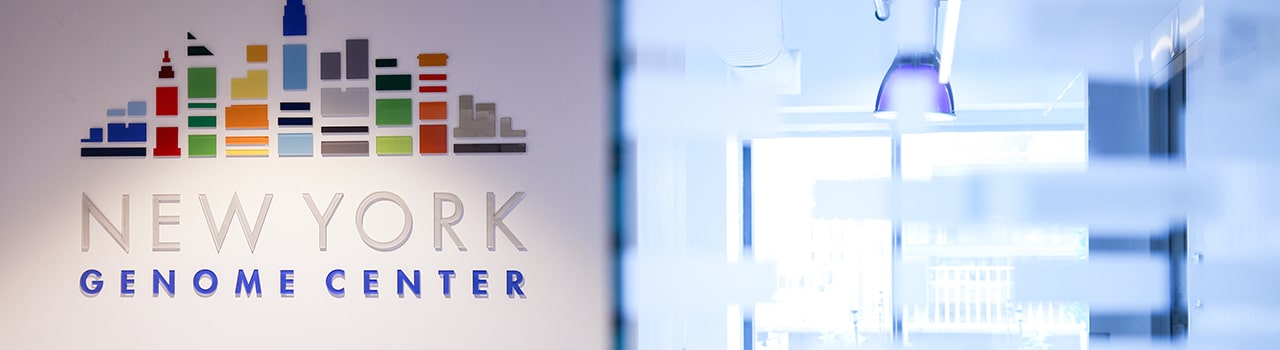 NYGC logo seen on the wall of the facility in glass